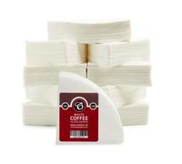 Edesia Espress 1000 Size V02 White Coffee Filter Paper Cones, V Shaped, Compatible With Hario