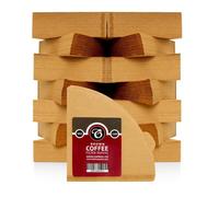 Edesia Espress 1500 Size V02 Brown Coffee Filter Paper Cones, V Shaped, Compatible With Hario