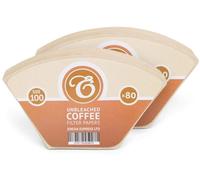 Edesia Espress 160 Size 100 Brown Coffee Filter Paper Cones