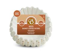 EDESIA ESPRESS 200 x 2 Pint Basket/Cupcake Coffee Filter Papers | Compatible with domestic coffee makers including Melitta, Philips, Braun, Morphy Richards, Krups, AEG, Electrolux - 200 Count