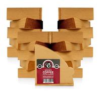 Edesia Espress 2000 Size V01 Brown Coffee Filter Paper Cones, V Shaped, Compatible With Hario Size 01