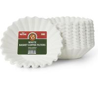 Edesia Espress 3 Pint Commercial Coffee Filter Papers - Pack Of 500 - 240mm X 90mm Fluted Basket Filters