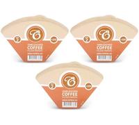 Edesia Espress 300 Size 2 Brown Unbleached Coffee Filter Paper Cones