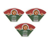 Edesia Espress 300 Size 2 White Unbleached Coffee Filter Paper Cones