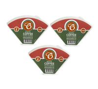 Edesia Espress 300 Size 4 White Unbleached Coffee Filter Paper Cones