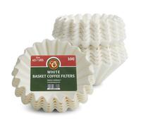 Edesia Espress 300 Size 45/185 White Basket Coffee Filters