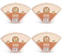 Edesia Espress 320 Size 6 Brown Coffee Filter Paper Cones, Commercial Use