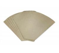 Edesia Espress 5 Size 6 Brown Coffee Filter Paper Cones, Commercial Use