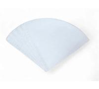 Edesia Espress 5 Size V02 White Coffee Filter Paper Cones, V Shaped, Compatible With Hario