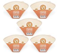 EDESIA ESPRESS - 500 Cone Coffee Filters in Paper - Coffee Filter No.3 for Manual Coffee Maker, Pour-Over and Gentle Brewing - Size 3 Brown