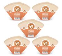 Edesia Espress 500 Size 2 Brown Unbleached Coffee Filter Paper Cones