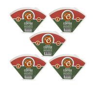 Edesia Espress 500 Size 4 White Unbleached Coffee Filter Paper Cones