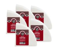 Edesia Espress 500 Size V02 White Coffee Filter Paper Cones, V Shaped, Compatible With Hario