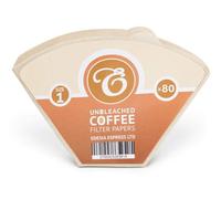 Edesia Espress 80 Size 1 Brown Coffee Filter Paper Cones