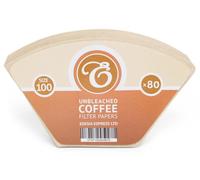 Edesia Espress 80 Size 100 Brown Coffee Filter Paper Cones