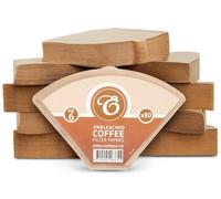 Edesia Espress 800 Size 6 Brown Coffee Filter Paper Cones, Commercial Use