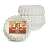 EDESIA ESPRESS Basket Coffee Filter Papers, 8 to 12 Cup | Compatible with domestic coffee makers including Melitta, Philips, Braun, Morphy Richards, Krups, AEG, Electrolux - 600 Count