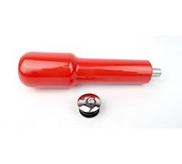 Edesia Espress Plastic portafilter Handle, M10 + Chrome Plug, Red