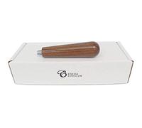 Edesia Espress Replacement Wooden Portafilter Handle, Solid Walnut Wood - M12 Screw Thread