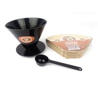 Edesia Espress Size 4 Pour Over Filter Coffee Maker Set