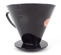 Edesia Espress Size 6 Black Plastic Coffee Filter Cone