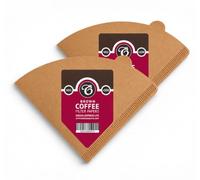 EDESIA ESPRESS V02 Brown Coffee Filter Papers, Size 02, 200 count | Compatible with Hario V60 Size 02