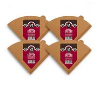 EDESIA ESPRESS V02 Brown Coffee Filter Papers, Size 02, 400 Count | Compatible with Hario V60 Size 02