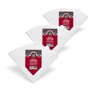 EDESIA ESPRESS V02 White Coffee Filter Papers, Size 02, 300 Count | Compatible with Hario V60 Size 02