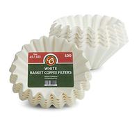 EDESISA ESPRESS - 200 Size 45/185mm Basket Coffee Filter Papers White - Compatible with Kalita Wave KWF-185