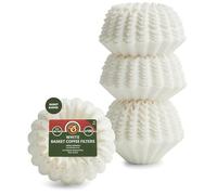 EDESISA ESPRESS - 400 Size 45/155mm Basket Coffee Filter Papers White - Compatible with Kalita Wave KWF-155