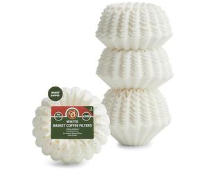 EDESISA ESPRESS - 400 Size 45/155mm Basket Coffee Filter Papers White - Compatible with Kalita Wave KWF-155