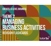 Edexcel A-Level Business Theme 2 Revision Flashcards: Topic-by-Topic Revision for Theme 2 for 2025 and 2026 Exams (tutor2u Edexcel A-Level Business)