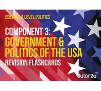 Edexcel A-Level Politics Revision Flashcards Component 3: Govt & Politics of the US