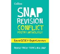 Edexcel Conflict Poetry Anthology Revision Guide : Ideal for the 2025 and 2026 Exams