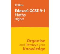 Edexcel GCSE 9-1 Maths Higher – Organise & Retrieve Knowledge – Ideal for 2026–27 Exams – Collins