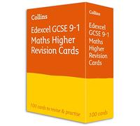 Edexcel GCSE 9-1 Maths Higher Revision Cards: Ideal for the 2025 and 2026 Exams (Collins GCSE Grade 9-1 Revision)