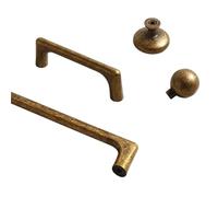 EDFPRBVD Copper Color Kitchen Antique Style Drawer Handles Simple Wardrobe Retro 1Pcs(4)