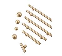EDFPRBVD Solid Brass Cabinet Drawer Handle Ball Base Long 1Pcs(8891-96)