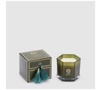 EDG - Enzo De Gasperi Decorative Glass Candle with "Classic" Fragrance D8.5 x H8.5 cm 4 Variations (1 Piece) Green UTOPIA