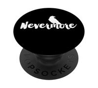 Edgar Alan Poe Nevermore Raven Nevermore PopSockets Adhesive PopGrip
