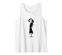 Edgar Allan Poe Beloved Cat Tank Top