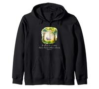 Edgar Allan Poe Dream Within A Dream Forest Quote Art Zip Hoodie