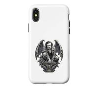 Edgar Allan Poe Gargoyle Gothic Raven Dark Literature Case for iPhone X/XS