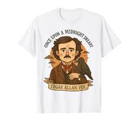 Edgar Allan Poe Gift Gothic Raven Literature Horror T-Shirt