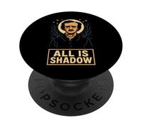 Edgar Allan Poe Gothic Literature Fan Dark Poetry Raven Gear PopSockets Adhesive PopGrip