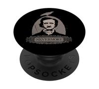Edgar Allan Poe Gothic Raven Nevermore Occult English Horror PopSockets Adhesive PopGrip