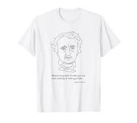 Edgar Allan Poe Hand Drawn Sketch and Quote T-Shirt