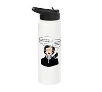 Edgar Allan POE/Literature: I'm Just A Poe Boy Stainless Steel Insulated Water Bottle