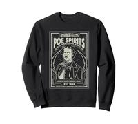 Edgar Allan Poe Nevermore Estates Gothic Label Parody Sweatshirt