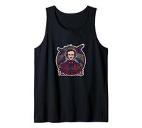Edgar Allan Poe Nevermore Gothic Stained Glass Raven Tank Top